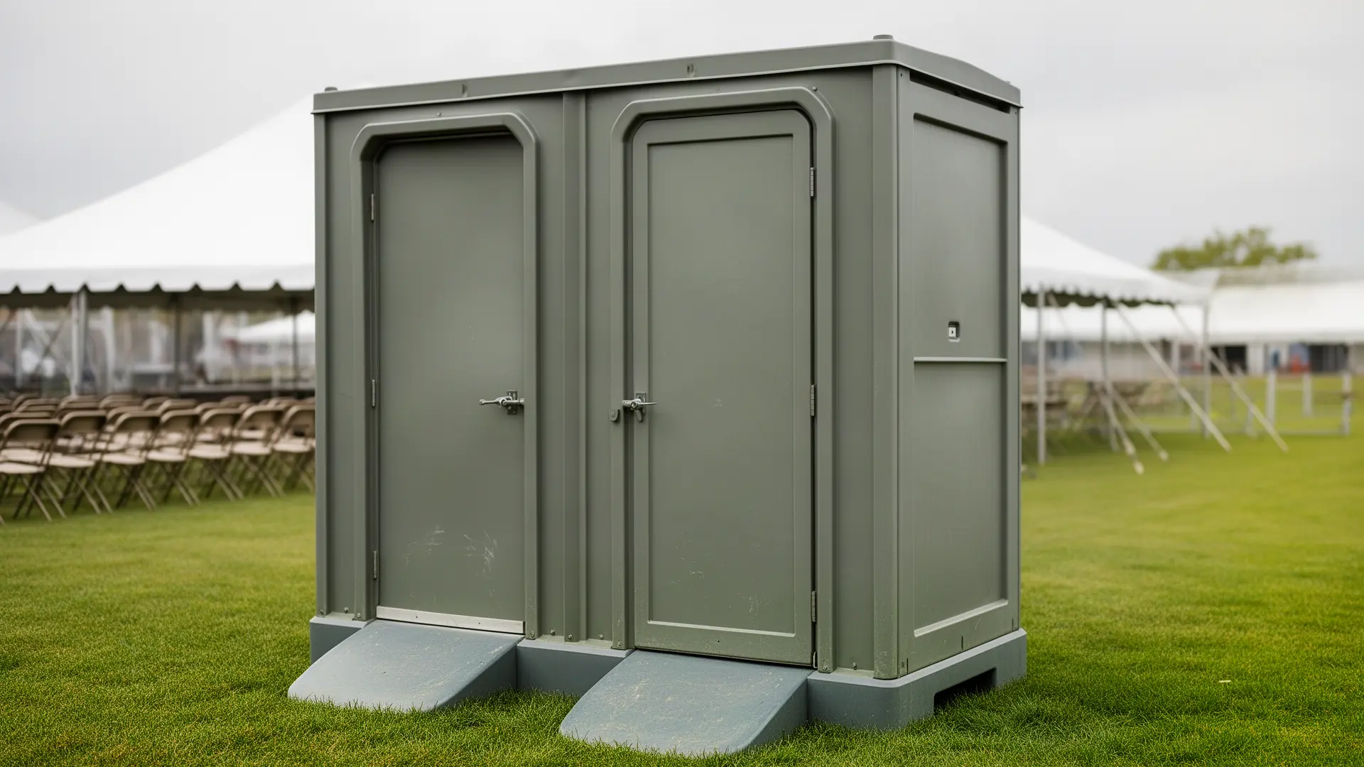 Clean porta potty unit from Chastain & Barrett Porta Potty Rental in Washington, DC
